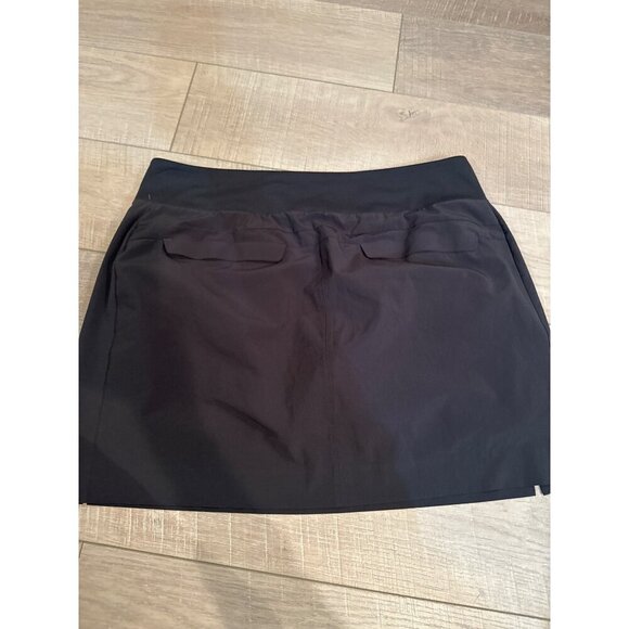 Athleta Womens Athletic Skort Size 16 Brown With Pockets & Inner Shorts - Picture 6 of 7